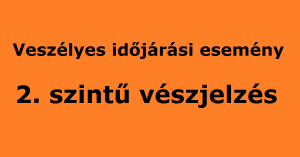 2025.07.07. 13:49 Narancssárga zivatar riasztás!