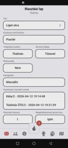 Riasztási lap