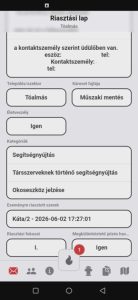 Riasztási lap