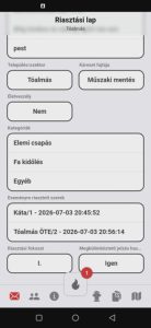 Riasztási lap