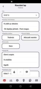 Riasztási lap