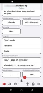Riasztási lap