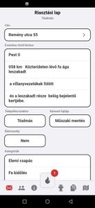 Riasztási lap 2