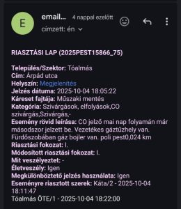 Riasztási lap