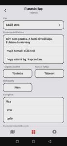 Riasztási lap